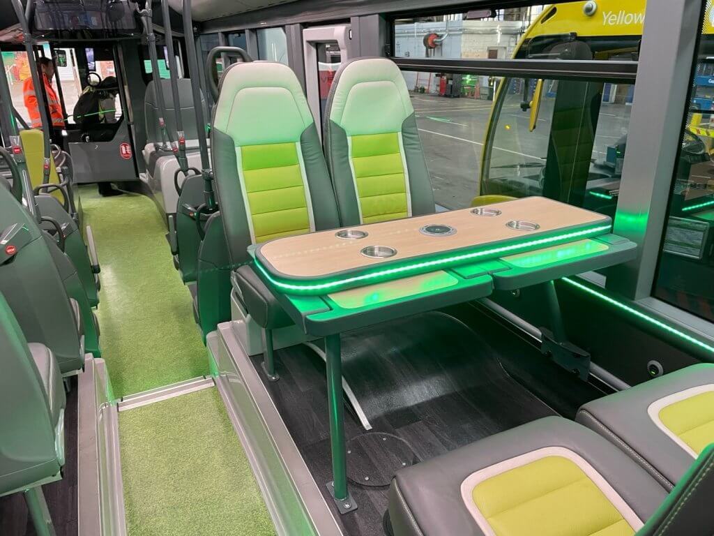Inside a new look electric bus at NCT's Trent Bridge depot