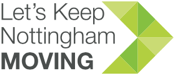 Let's Keep Nottingham Moving logo providing link to home page
