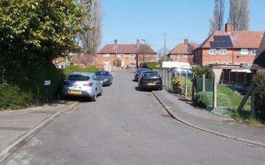 Holcombe Close before