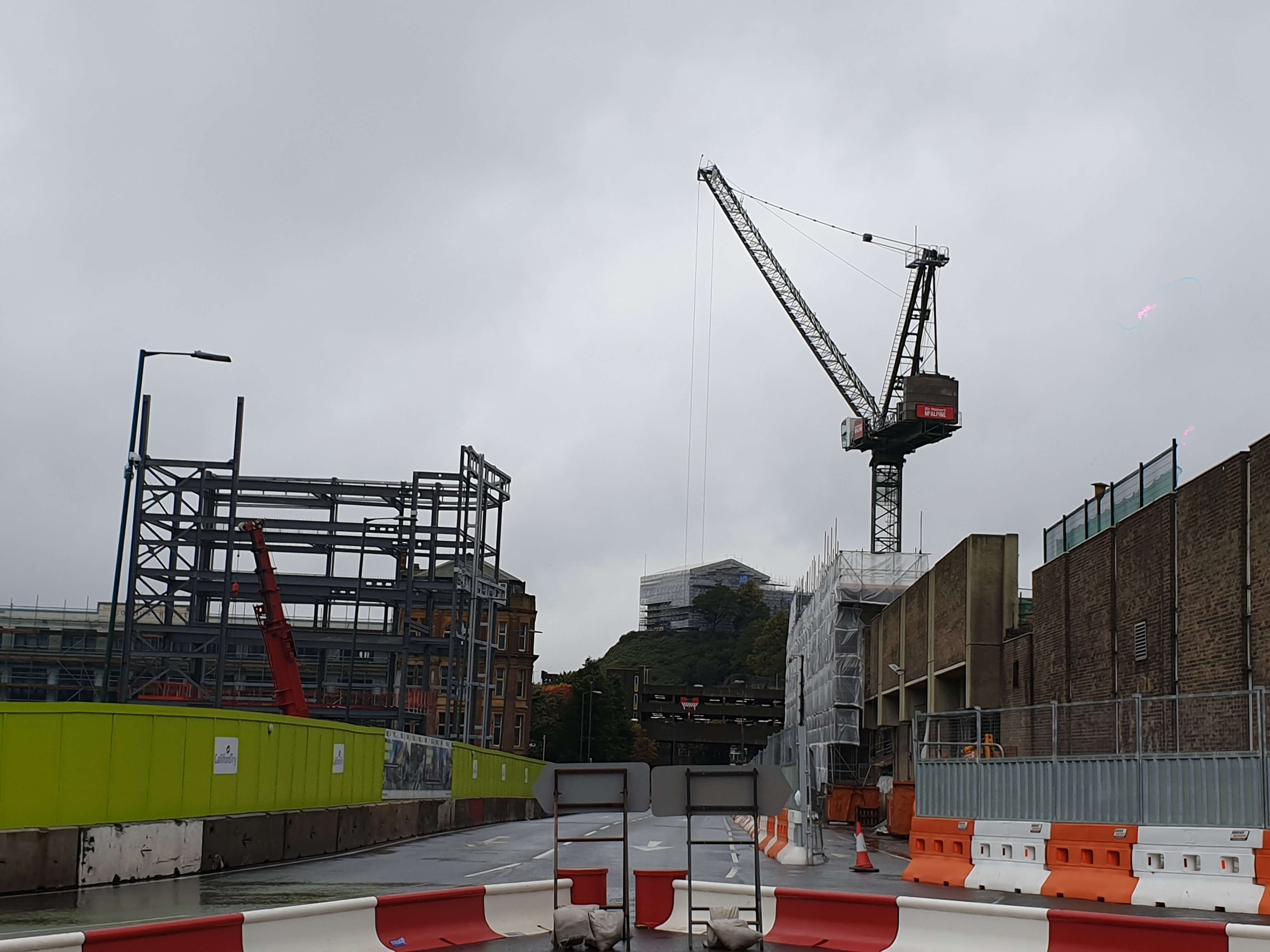 Image showing crane constructed for intu Broadmarsh