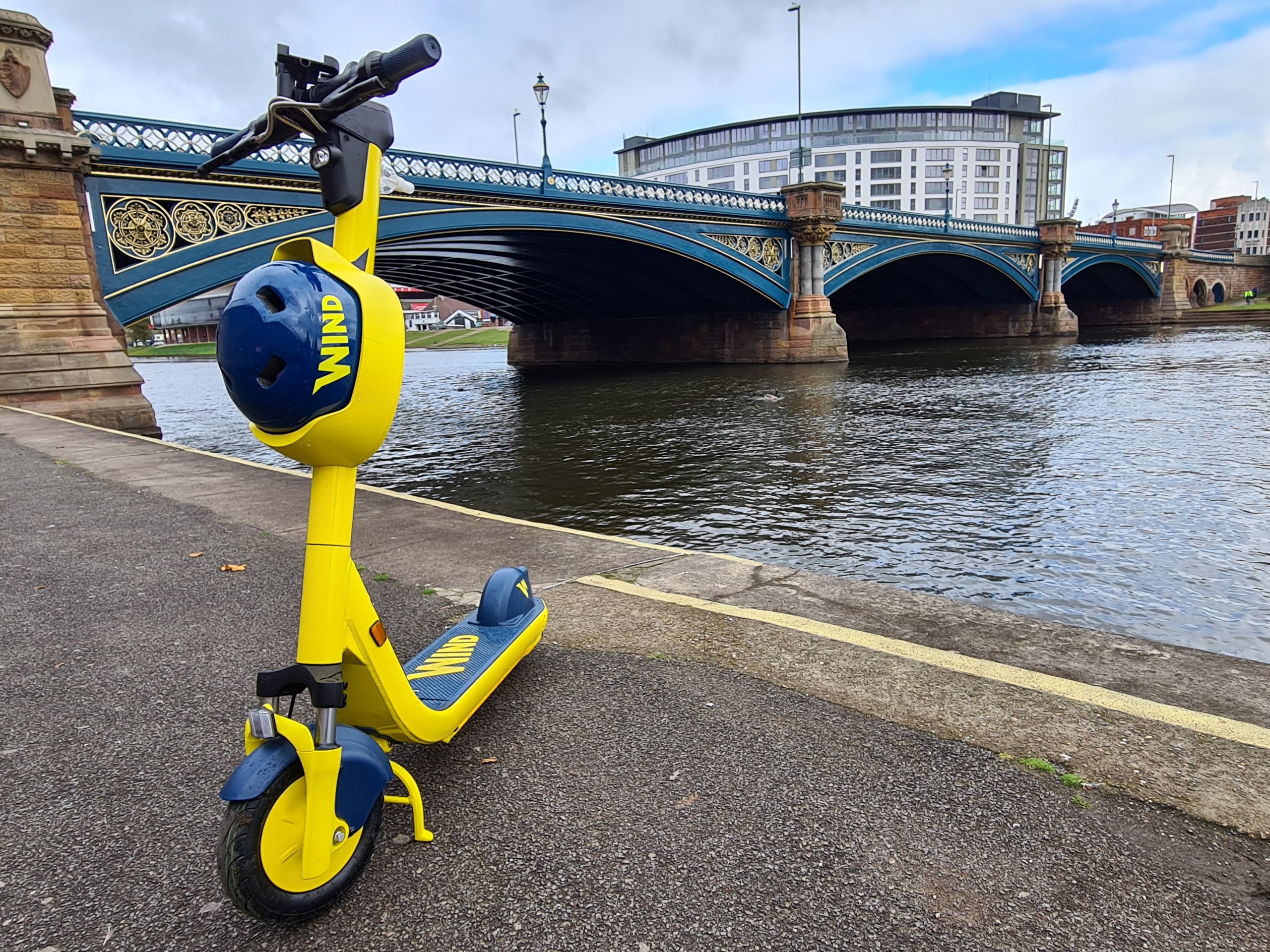 E-scooter at Trent Bridge