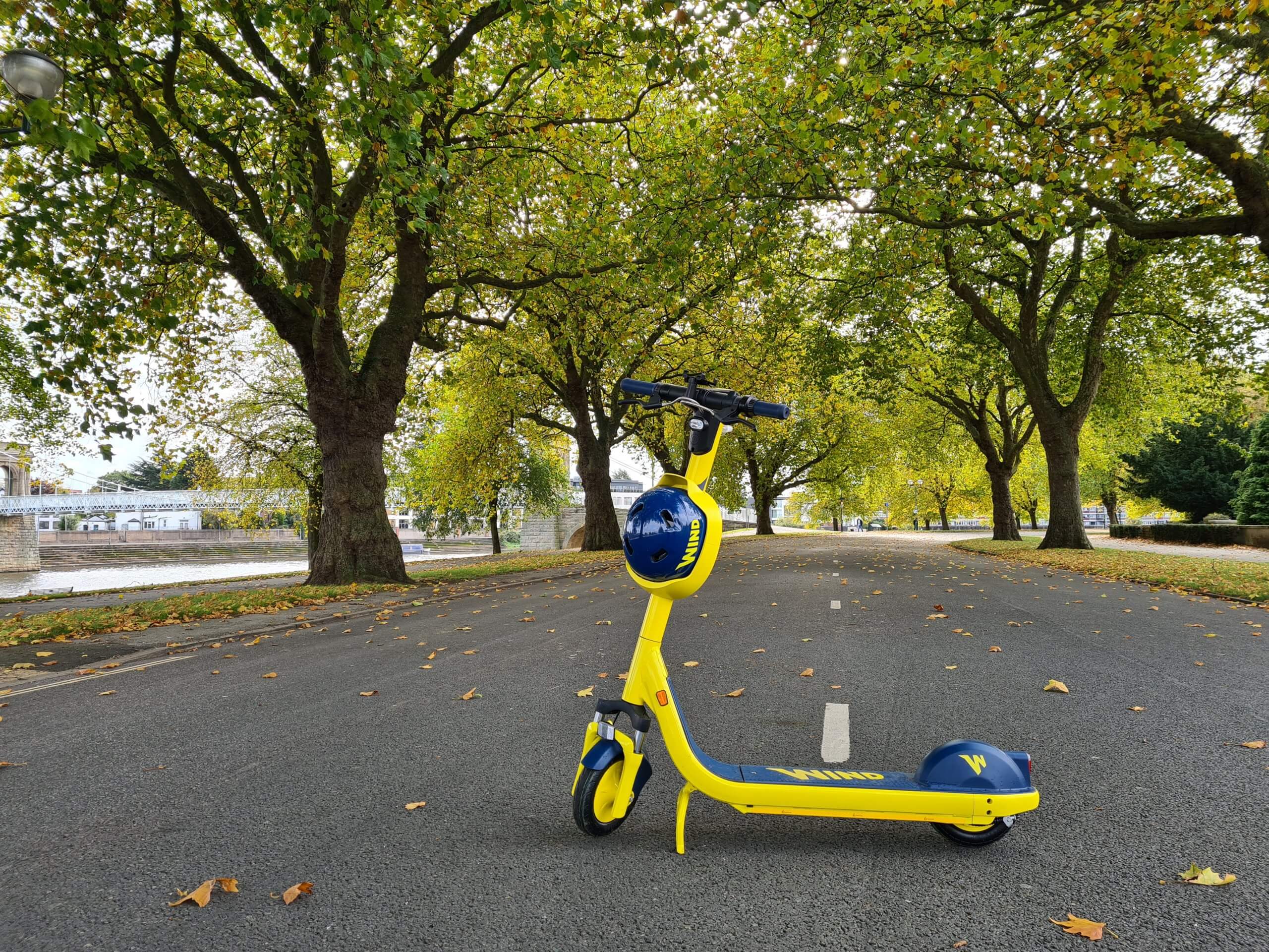 e-scooter at the embankment