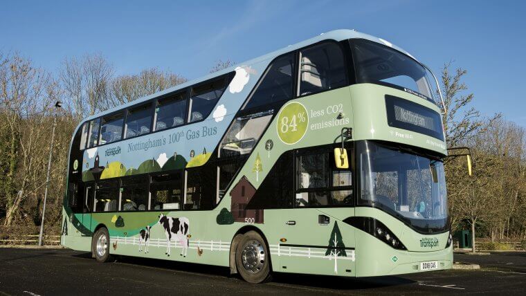 NCT's 100th gas bus